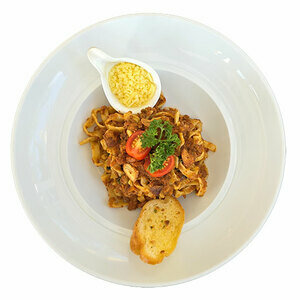 Homemade Tagliatelle Bolognese