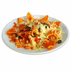 Nachos with Cheese and Salsa